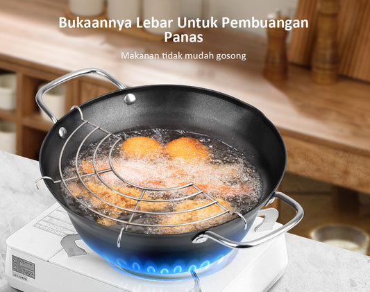 freemir 20 CM Deep Fryer & Soup Pot – Panci Multifungsi Stainless Steel