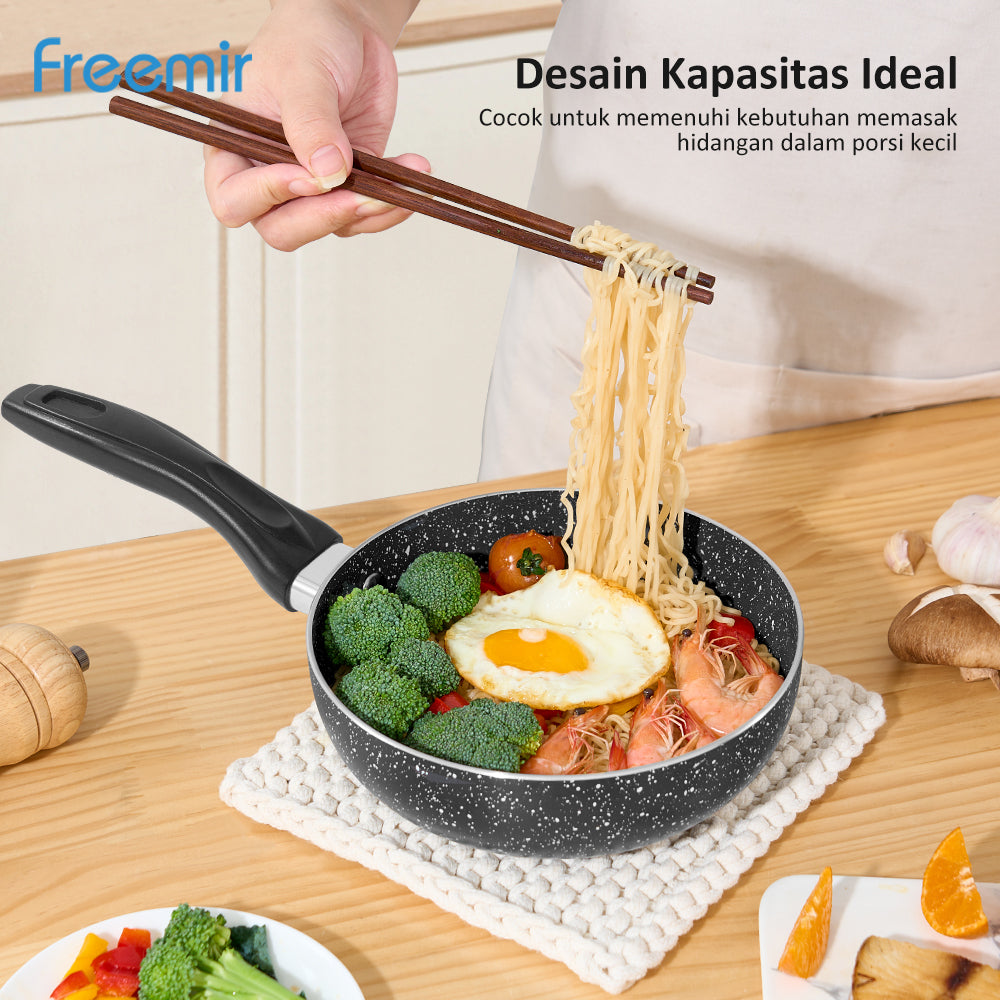 freemir Wajan Penggorengan Anti Lengket 18 CM Single Bottom