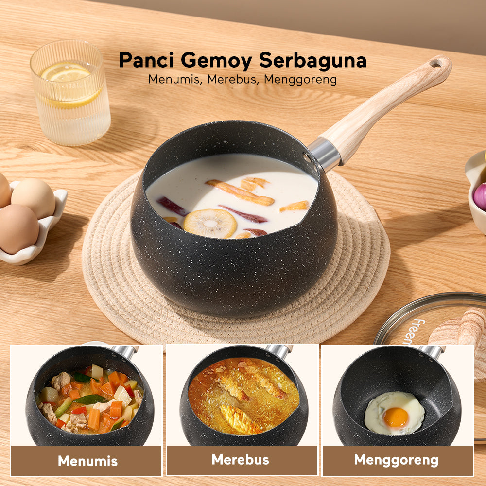 freemir Panci Susu 16 CM Single Bottom dengan Tutup