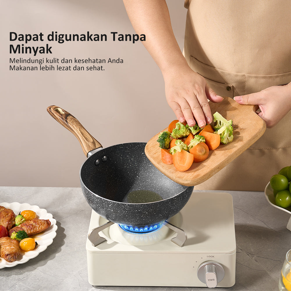 freemir Wok Pan 20 CM Single Bottom