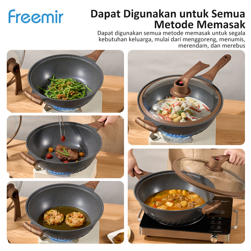 freemir Wajan Micro Pressure 32 CM dengan Tutup