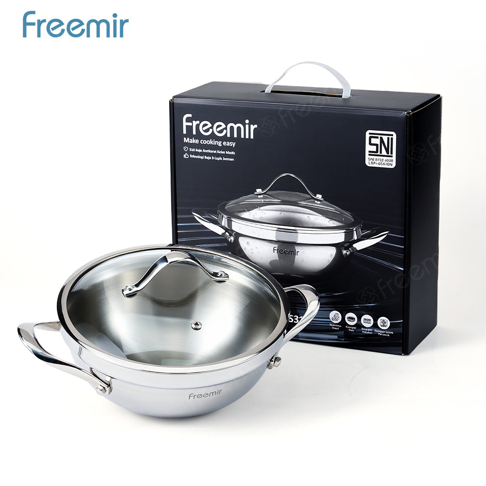 Seri Air SUS 316 Stainless Steel Frying Pan 24 CM
