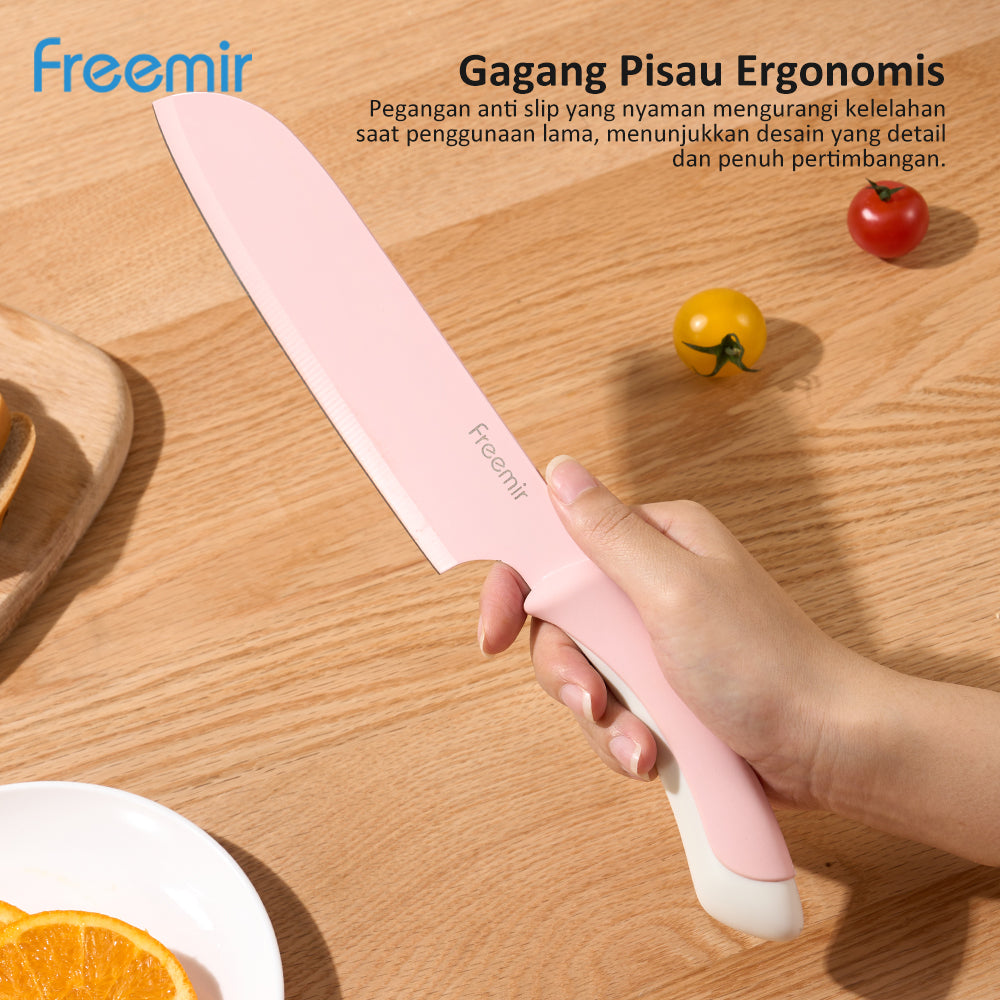 freemir 4 Pcs Pisau - Pink