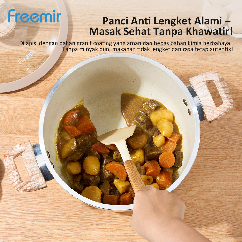 freemir Panci  24 dengan Micro Pressure 5.5L Double Bottom
