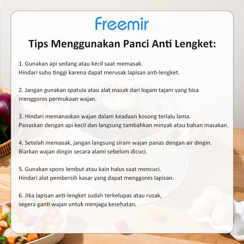 freemir Panci 24 CM dengan Micro Pressure 5.5L Double Bottom dan Tutup Kaca
