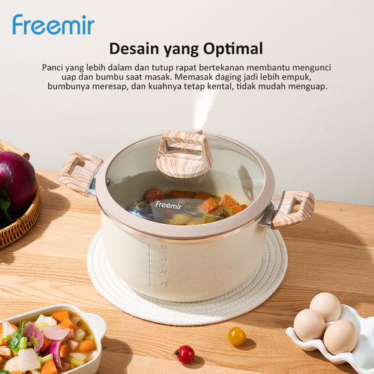 freemir Panci  24 dengan Micro Pressure 5.5L Double Bottom