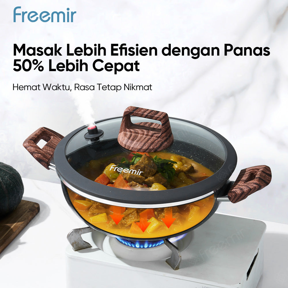 freemir Wok Pan 3L Micro Pressure 24 CM