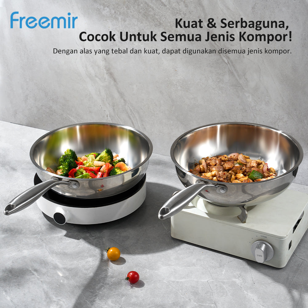freemir Wajan Penggorengan 28 CM Double Bottom