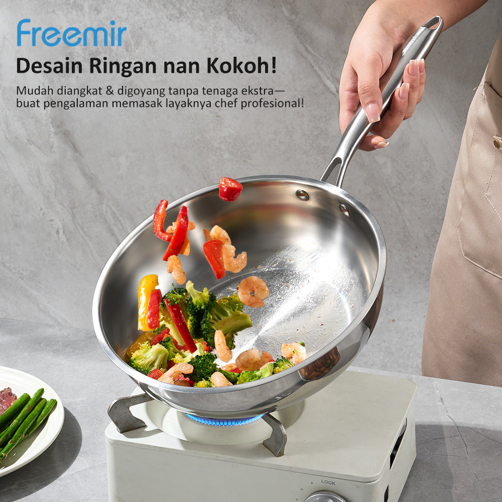 freemir Wajan Penggorengan 28 CM Double Bottom