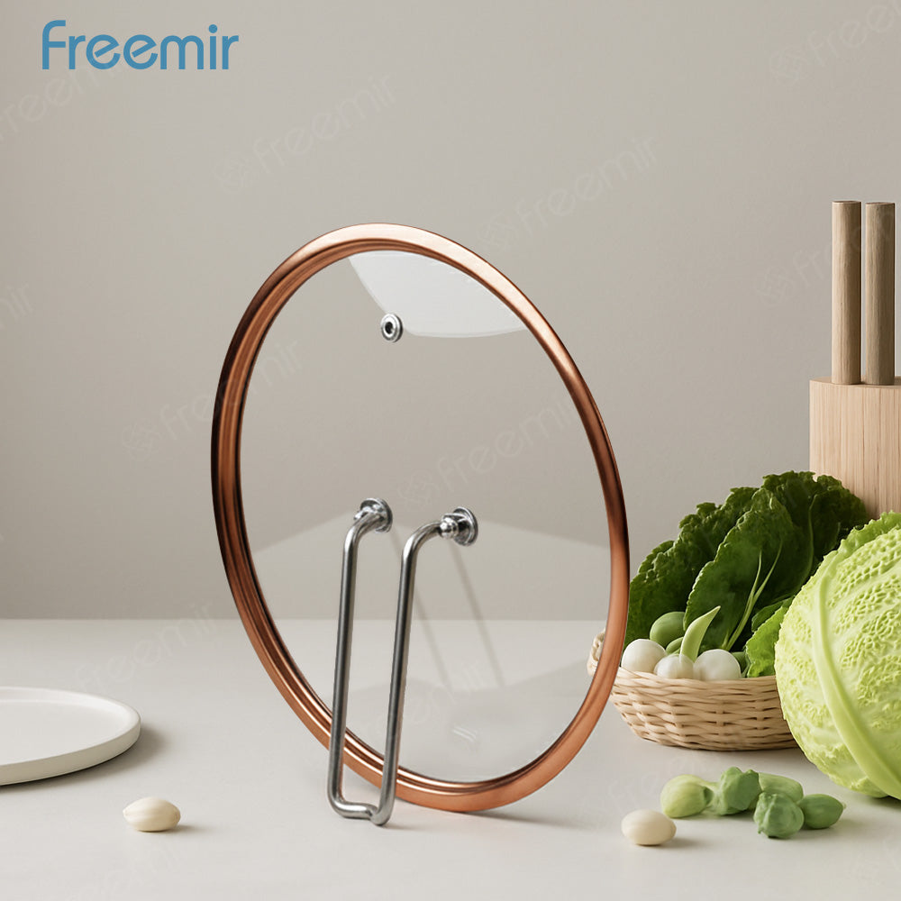 freemir Seri Api - Tutup Panci Stainless Steel 24 CM ( Rose Gold)
