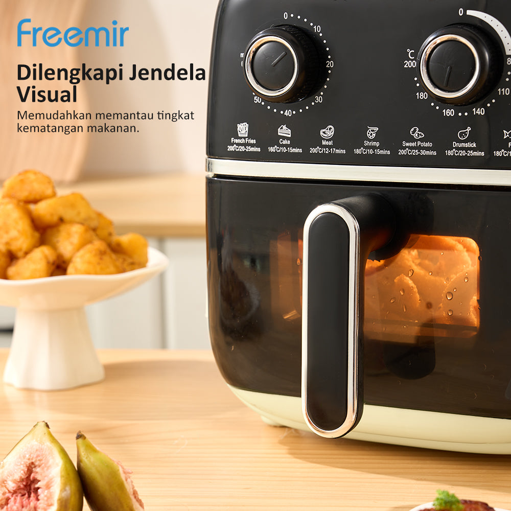 freemir Air Fryer 600W Double Knob – 4L