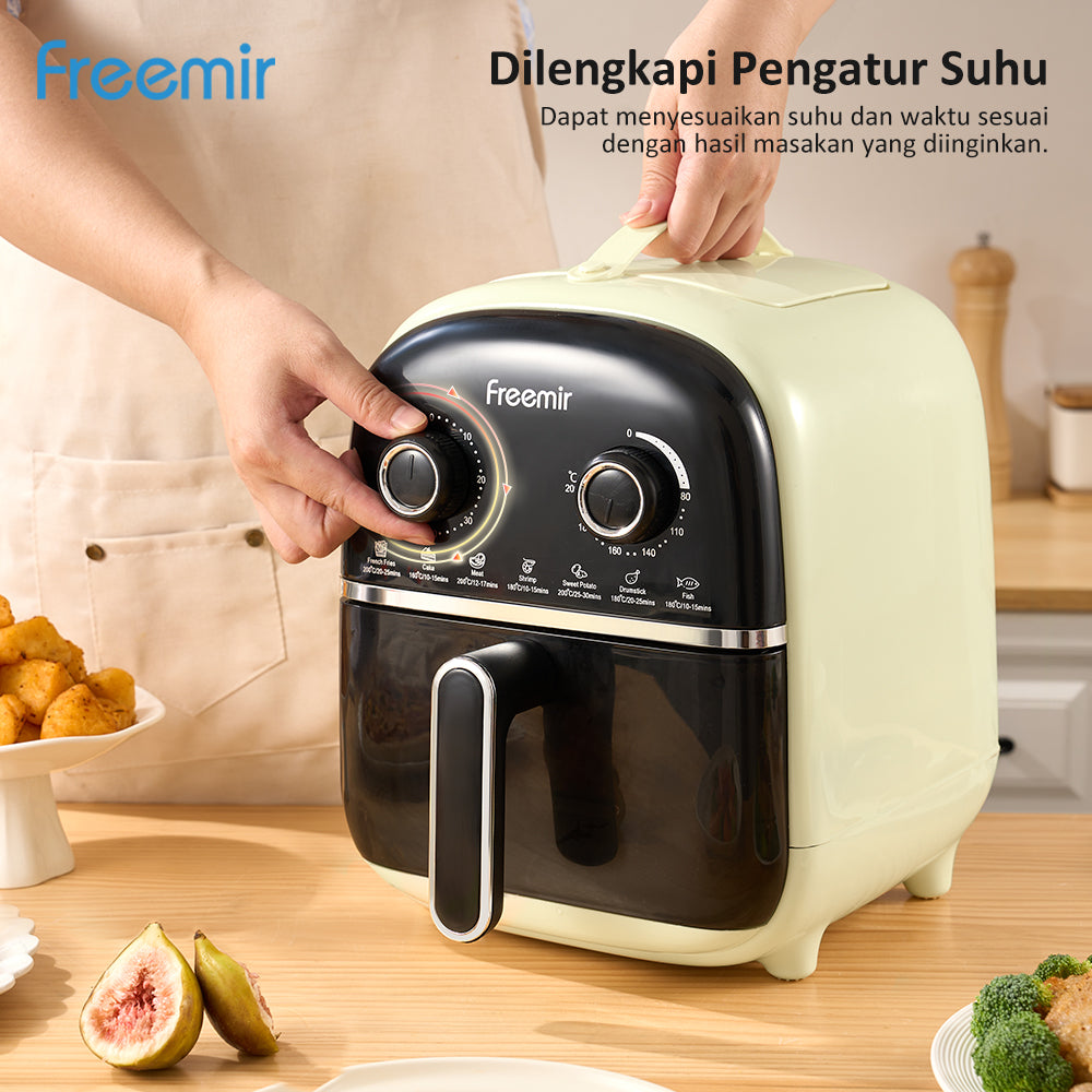 freemir Air Fryer 600W Double Knob – 4L