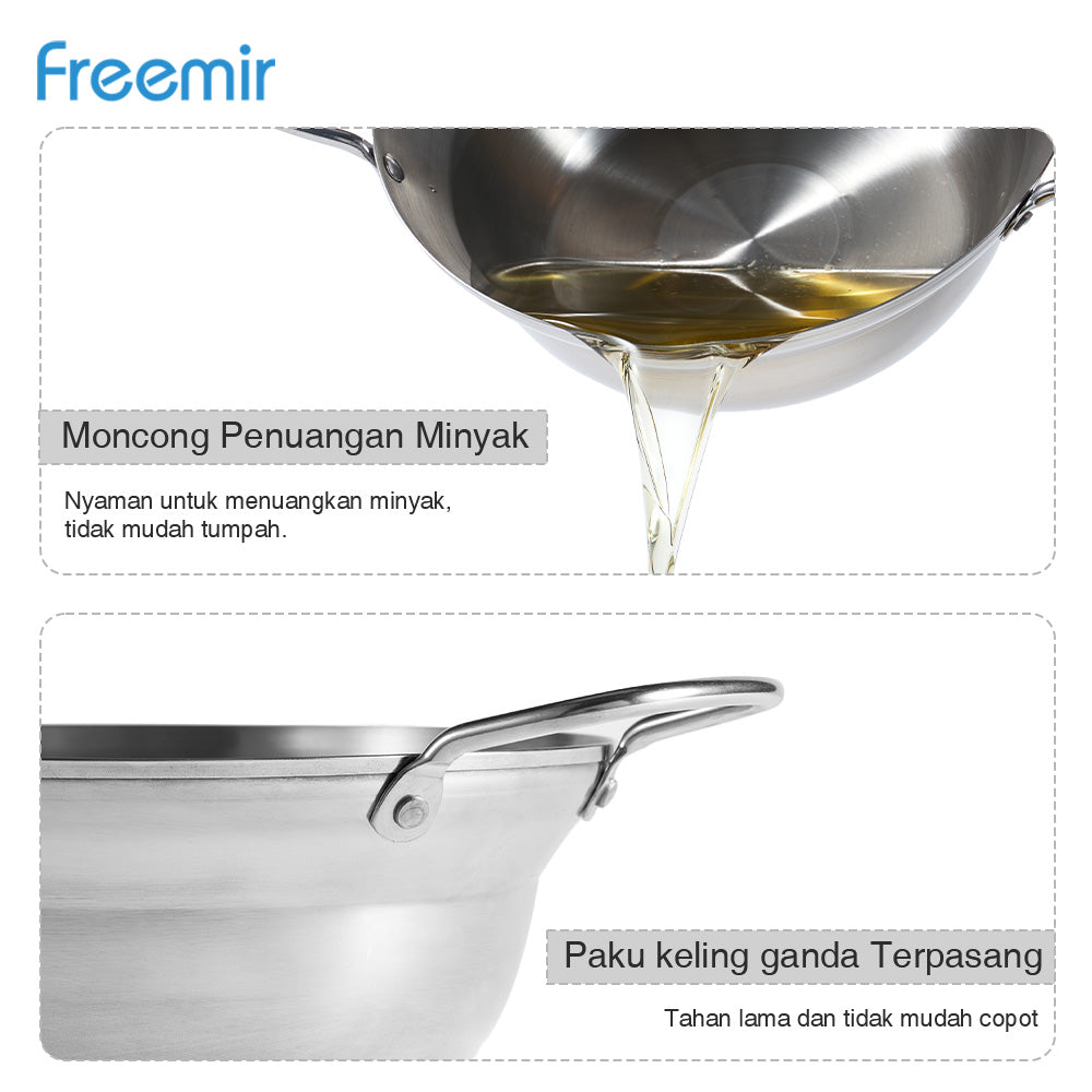 freemir Multifunctional Pan 20 CM Stainless Steel
