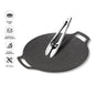 freemir Aluminum Grill Pan with Food Tongs
