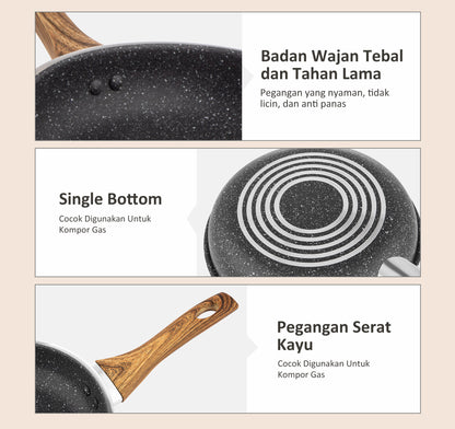 freemir 20 CM Single Bottom Non-Stick Frying Pan