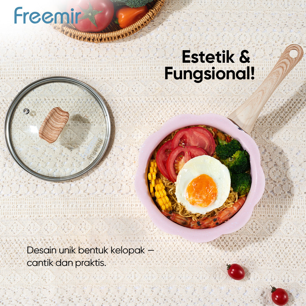 freemir Panci Susu 20 CM Single Bottom dengan Tutup