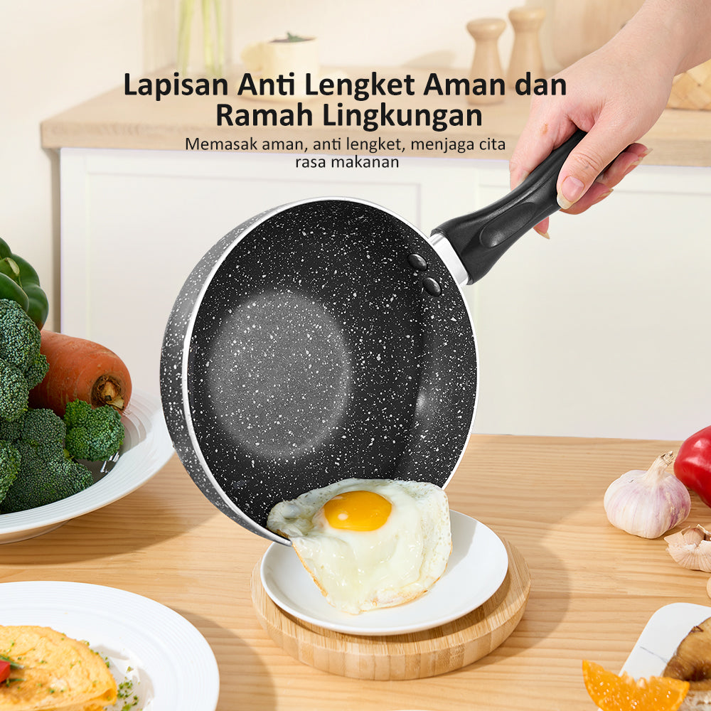 freemir Wajan Penggorengan Anti Lengket 18 CM Single Bottom