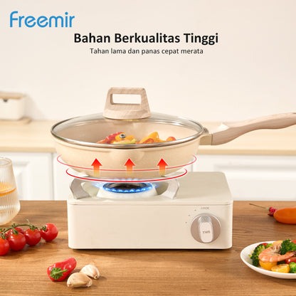 freemir 24 CM Non-Stick Double Bottom Frying Pan