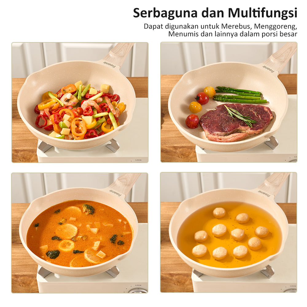 freemir Panci 24 CM Anti Lengket Double Bottom