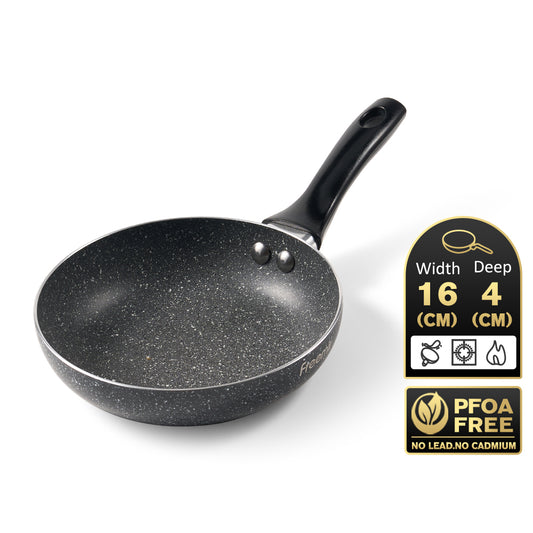 freemir Wok Pan Anti Lengket Single Bottom 16 CM