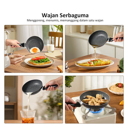 freemir Wok Pan Non-Stick Single Bottom 16 CM