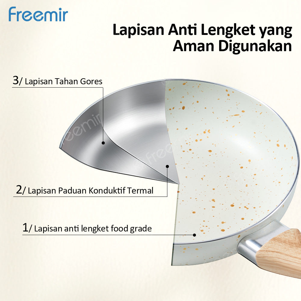 freemir Wajan Penggorengan 16 CM Single Bottom