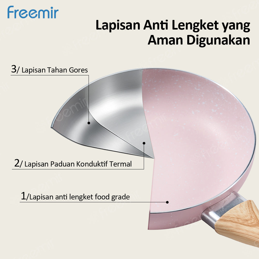 freemir Wajan Penggorengan 16 CM Single Bottom