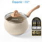 freemir 16 CM Double Bottom Non-Stick Milk Pan with Lid