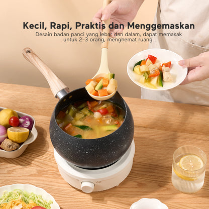 freemir 16 CM Single Bottom Milk Pot with Lid