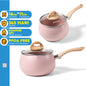 freemir 16 CM Single Bottom Non-Stick Milk Pan with Glass Lid