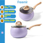 Gemoy 16 CM Milk Pot with Glass Lid - Purple