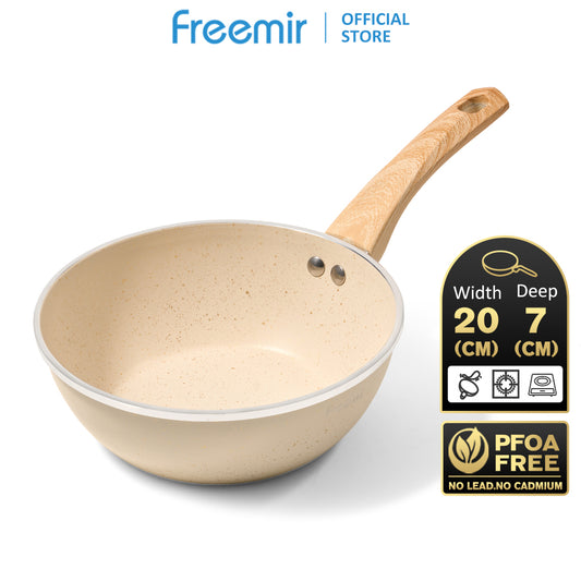 freemir Wok Pan 20 CM Double Bottom Anti Lengket
