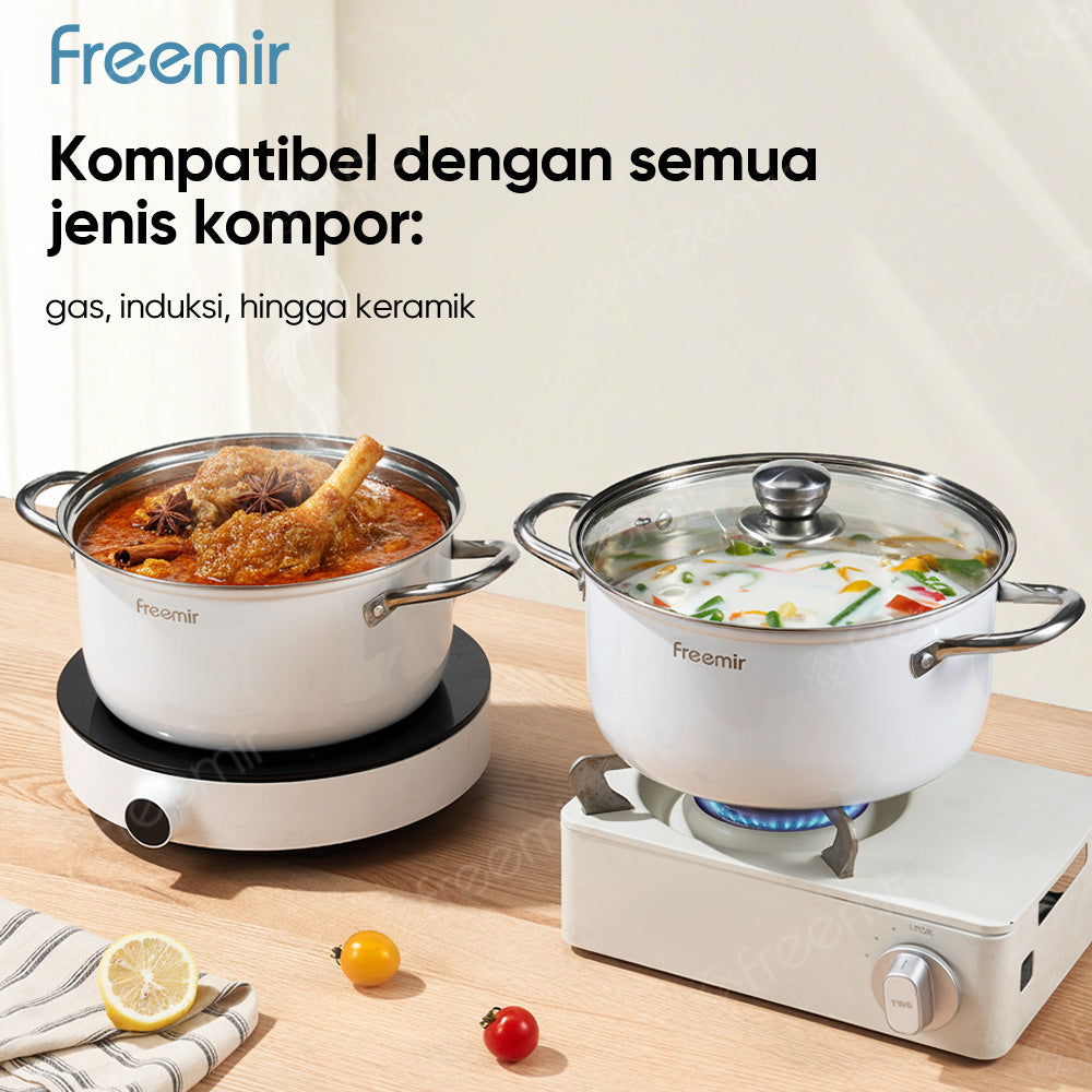 freemir Panci 24 CM Stainless Steel dengan Lubang Uap