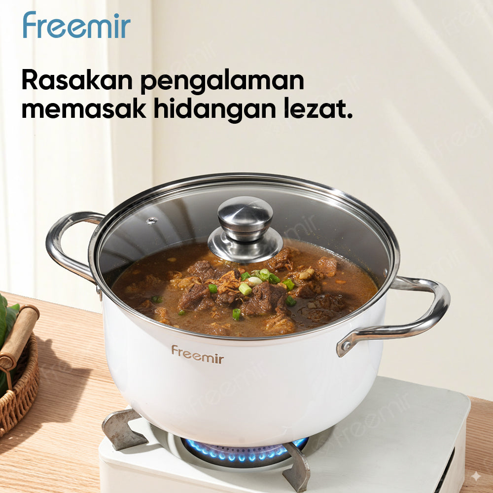 freemir Panci 24 CM Stainless Steel dengan Lubang Uap