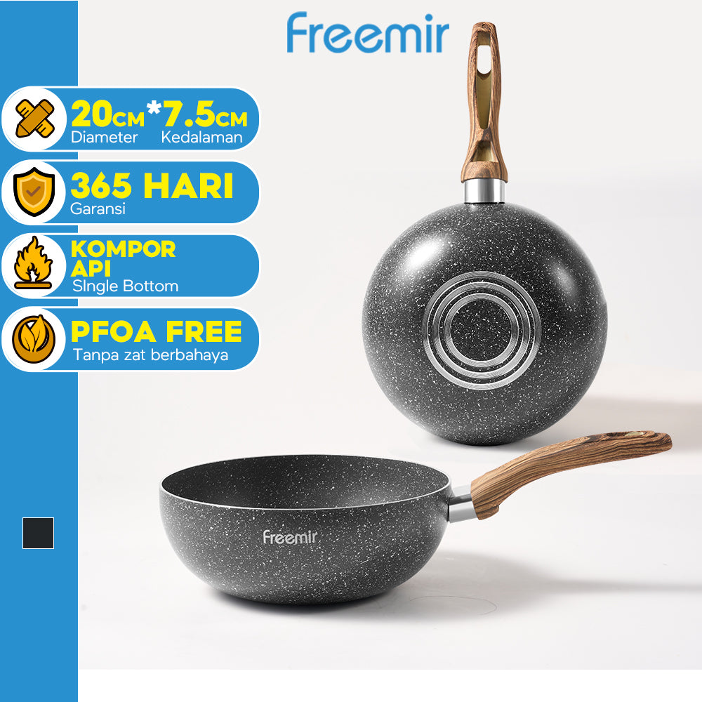freemir Wok Pan 20 CM Single Bottom