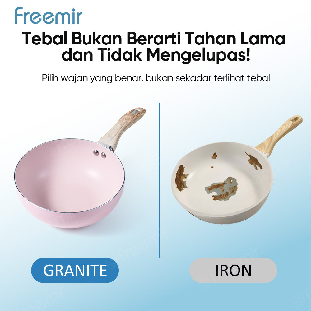 freemir Wok Pan 20 CM Single Bottom