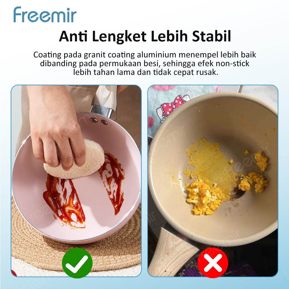 freemir Wok Pan 20 CM Single Bottom