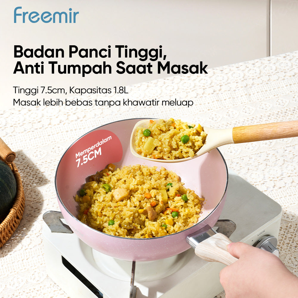 freemir Wok Pan 20 CM Single Bottom