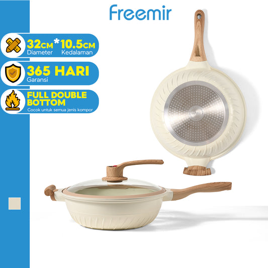 freemir Wajan Micro Pressure 32 CM Double Bottom Vya Series