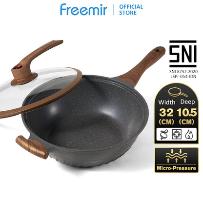freemir Micro Pressure Frying Pan 32 CM with Lid