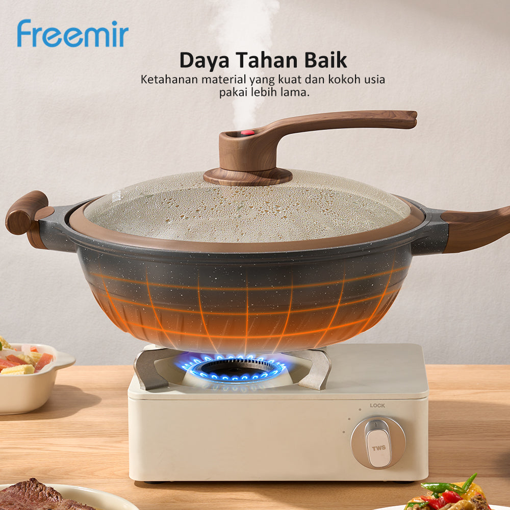 freemir Wajan Micro Pressure 32 CM dengan Tutup
