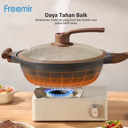 freemir Micro Pressure Frying Pan 32 CM with Lid