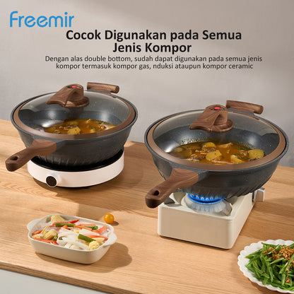 freemir Micro Pressure Frying Pan 32 CM with Lid