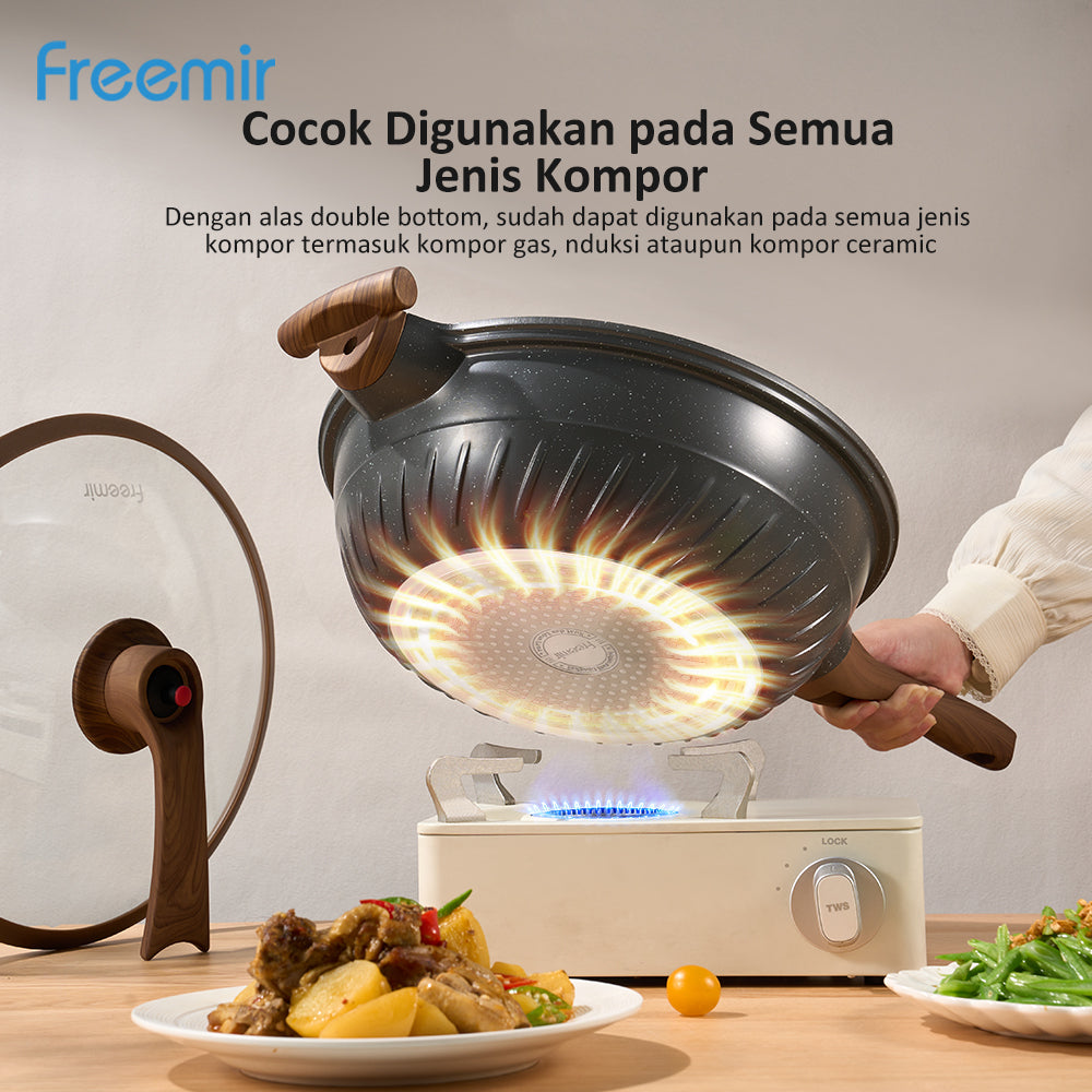 freemir Wajan Micro Pressure 32 CM dengan Tutup