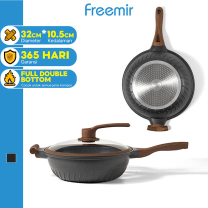 freemir Micro Pressure Frying Pan 32 CM with Lid