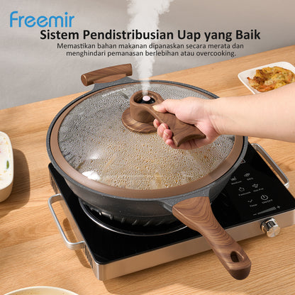 freemir Micro Pressure Frying Pan 32 CM with Lid