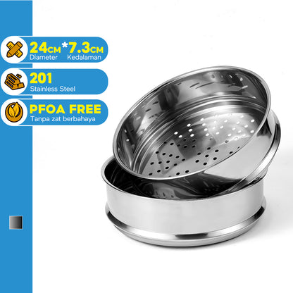 freemir Steamer 24 CM Stainless Steel