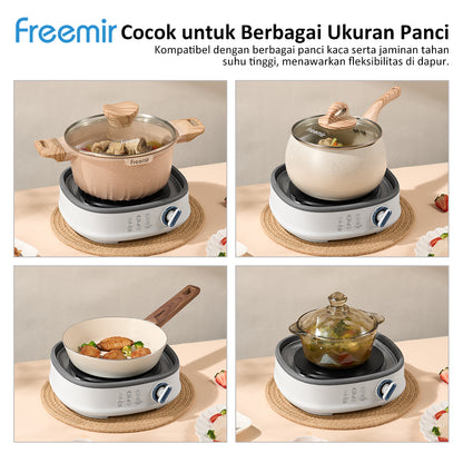 freemir 24 CM Multifunction Electric Cooking Pot (White)
