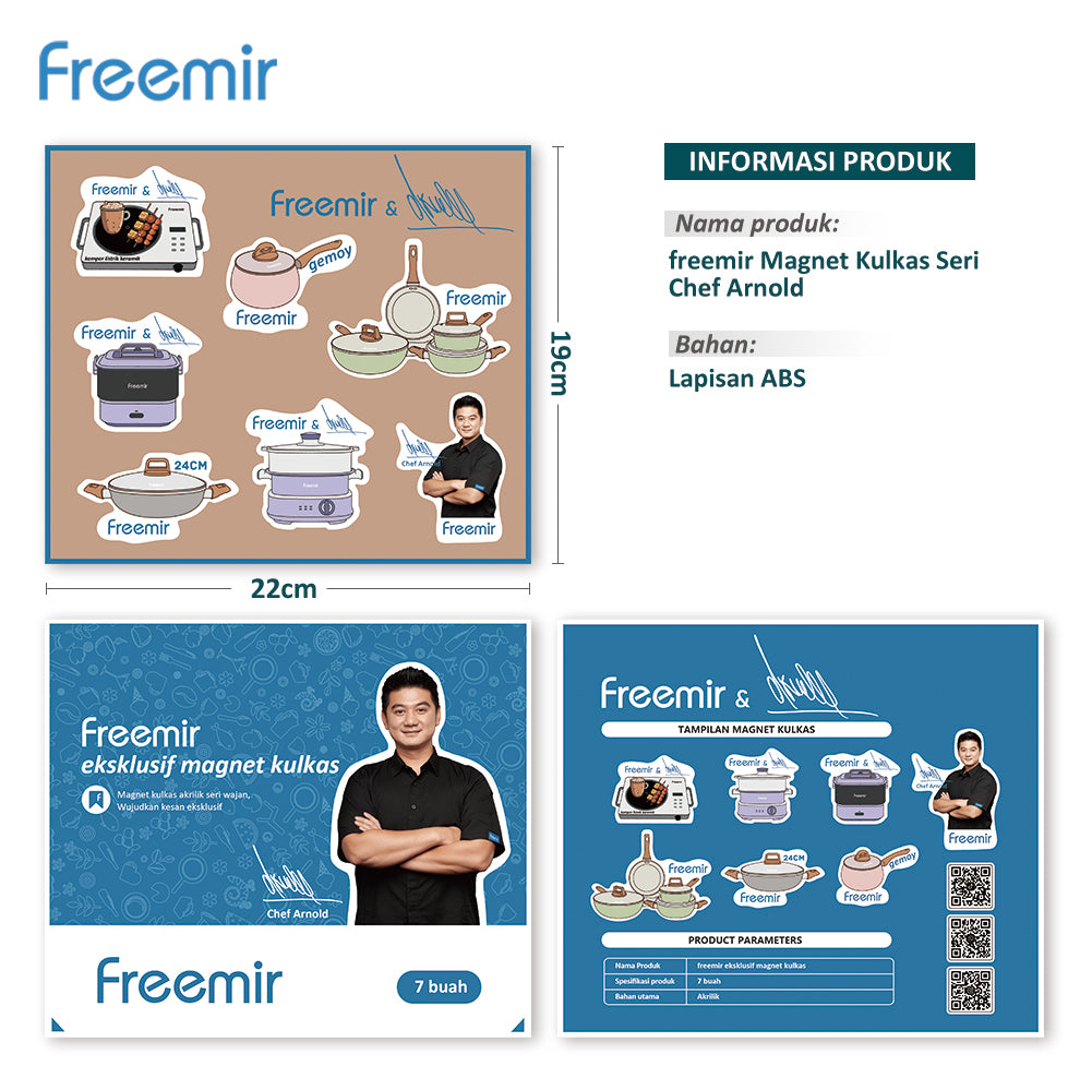 Freemir 7 Pcs Refrigerator Magnets