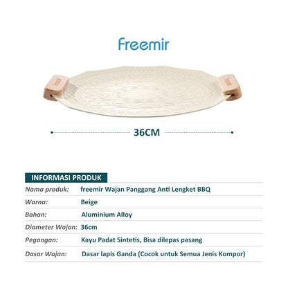 freemir Non-Stick Grill Pan 36 CM